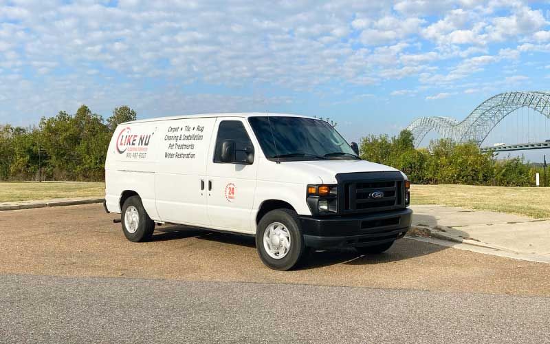 LikeNu van parked.